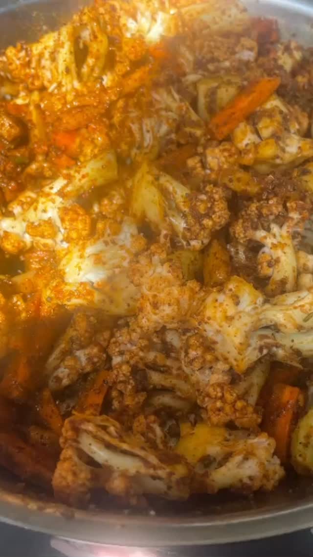 #mix vegetables #pickle#indianfood #This is a seasonal pickle and is generally prepared in summer. I used #carrots, green chili and cauliflower but additional vegetables like turnip, ginger,  garlic or any other crispy vegetable can be used. This can be made fast in small batches and consumed fresh. If you need to store for longer periods, it needs to be refrigerated.  It’s very tasty and can be served with any Indian food. Doesn’t matter when you want to eat or serve. 

Ingredients:
3 medium size carrots - washed and cut bite size and surface dried to get rid of moisture
½ cup cauliflower, washed and cut small size - dried to get rid of surface moisture 
4 green chilis, wash and cut bite size - dried to get rid of surface moisture
2 tsp amchoor (dry mango) powder
2 tbsp mustard seeds - crushed
2 tsp coriander powder
2 tsp fennel seed crushed
1 pinch hing/ asafoetida
2 tbsp red chilli powder
2 tsp turmeric powder
2 tsp methi seeds crushed
2 tbsp salt or to taste ( Reduce salt if you want to consume it in less than a week)
4 tbsp mustard/ sarson ka oil (or more if required) 

Method:
Take an airtight glass container, sterilize and keep aside.
Take a bowl and mix all dry ingredients.
Take a fry pan, add oil and heat it on low flame for 2 to 3 minutes.
Let it cool a bit and add all spices. Mix well so that oil is absorbed in spices.Now add carrots, green chillies and cauliflower. Mix very well and put in the glass container. 
Keep the container in sunlight for 5 day or more.
Achaar is ready! 
Enjoy!